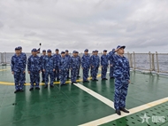 Sacred New Year flag-raising ceremony in Southwestern waters